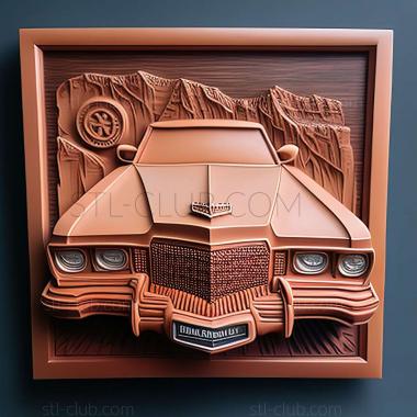 3D мадэль Cadillac Deville 1971 1976 (STL)